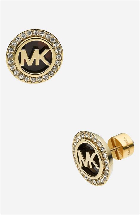 michael kors wood earrings|michael kors earrings on sale.